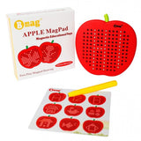 Apple Shape Magnetic Pixel Art Drawing Board for Kids