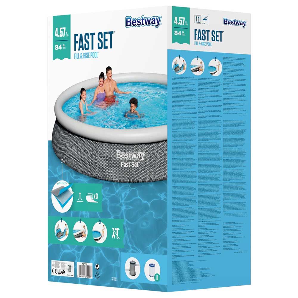 BESTWAY Foldable Pool 12ft | Self Supporting Pool