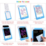 Magic LED Drawing Board for Kids – Light-Up Erasable Doodle Pad