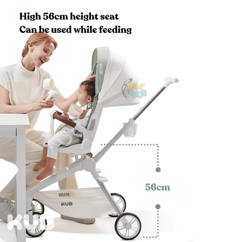 KUB Luxury Reversible High-View Baby Stroller