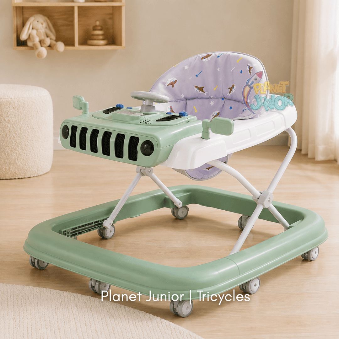 4x4 Jeep-Style Baby Walker with Music & Activity Toys