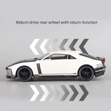Nissan GTR50 1:18 Diecast Model Car – Smoke, Lights & Sound