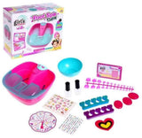 17-Piece Realistic Girls Massaging Foot Spa Set with Music