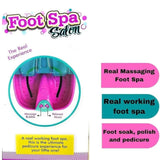 17-Piece Realistic Girls Massaging Foot Spa Set with Music