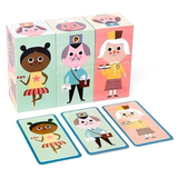 18 Challenges Wooden Character Cubes – Mix & Match Puzzle Game for Kids