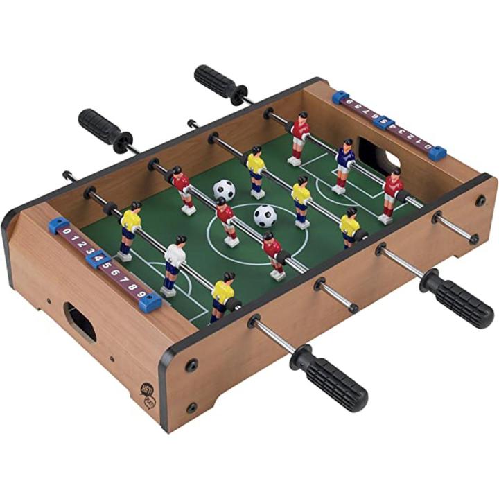 18-Inch Table Top Football Champion Game for Kids | Mini Foosball Table