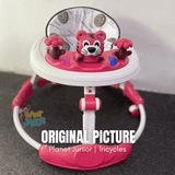 Tiger-Themed Foldable Baby Walker with Activity Toys