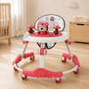 Tiger-Themed Foldable Baby Walker with Activity Toys