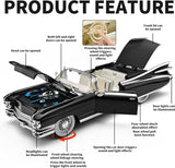 1959 Cadillac Eldorado Biarritz 1:24 Diecast Model Car | Pull-Back with Lights & Sound