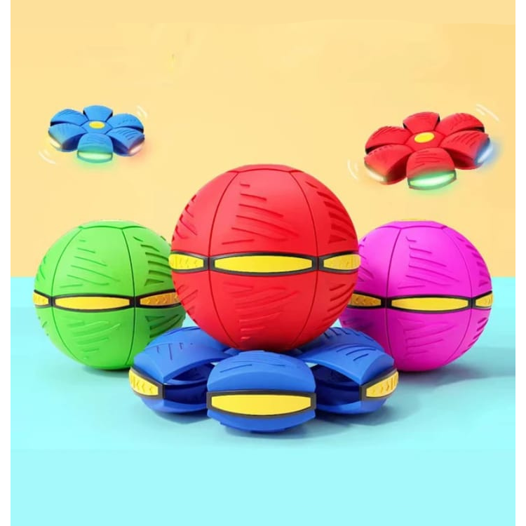 Compact 3-in-1 Football, Basketball & Frisbee Toy for Kids