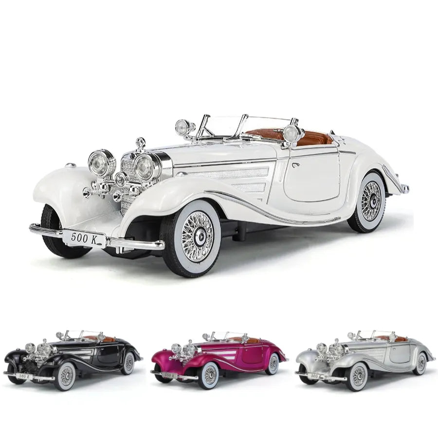 Mercedes-Benz 500K 1:24 Diecast Model Car