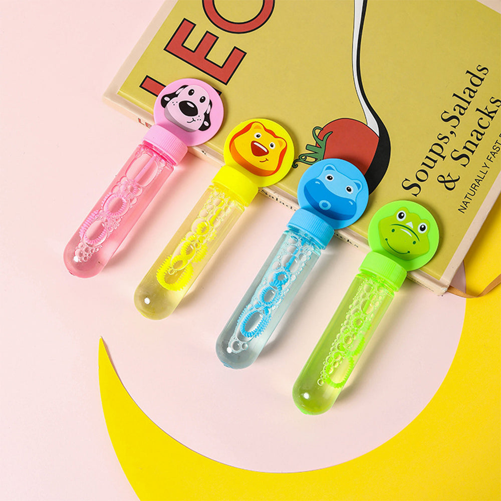 Mini Cartoon Bubble Wand Toy for Kids – Pack of 3