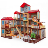 Qixi Toys Princess Doll House – 395-Piece Luxury Playset