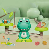 2-in-1 Dinosaur Fishing & Balance Scale Toy for Kids – Educational Math Game