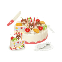 Kids Cake Kitchen Playset - 42-piece sliceable fruit and cake set
