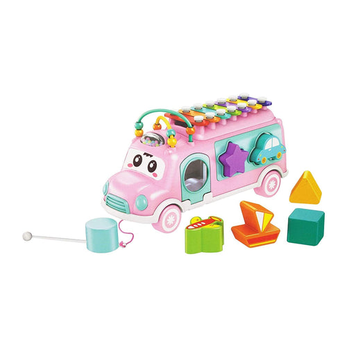 Melody Maker Xylophone Bus – Toddler Musical Toy with Mallets