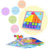 Button Art Pattern Board Set for Kids