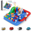 City Rescue Car Race Track Playset with 4 Mini Cars