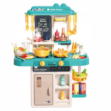 53-piece spray kitchen play set with mist spray and lights