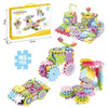 DIY Electric Building Block Set with Gears - 165 Pieces