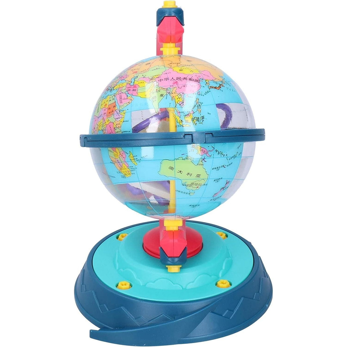 DIY Amusement Park Assembly Globe - Learning Globe Toy for Kids