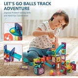 Magic Magnetic Blocks – 56-Piece Building Set with Slides & Tunnels