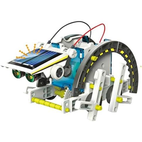 13-in-1 DIY Alloy Solar Robot Kit for Kids