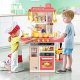Play Kitchen Set – 50 Pcs Spray Kitchen Kit with Lights &amp; Sound
