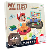 My First Drawing Board 3-in-1 Magnetic & Whiteboard Set for Kids
