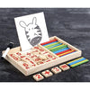 Maths Learning Drawing Board – Whiteboard & Chalkboard Set for Kids