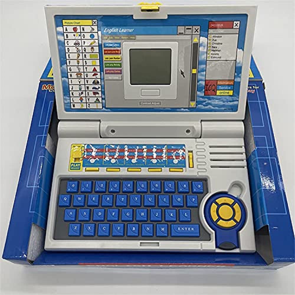 English Learner Laptop Toy with Mouse Control