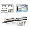 DIY 28 Pcs Railway Train Set with Sound Effects