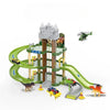 DIY Dinosaur Parking Lot Playset – 71 Pcs with Toy Cars