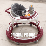 Interactive Baby Learning Walker with Music, Activity Tray & Padded Seat