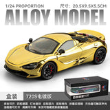 McLaren 720S Crystal Color Diecast Model Car – 1:24 Scale