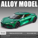 Koenigsegg Gemera 1:24 Diecast Model Car – Pull-Back with Lights & Sound