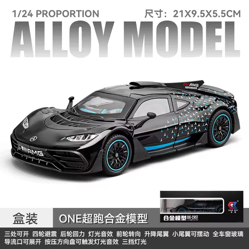 1:24 Diecast Mercedes-AMG ONE Model Car – Lights & Sound