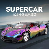Pagani Huayra Crystal Color Diecast Model Car – 1:24 Scale