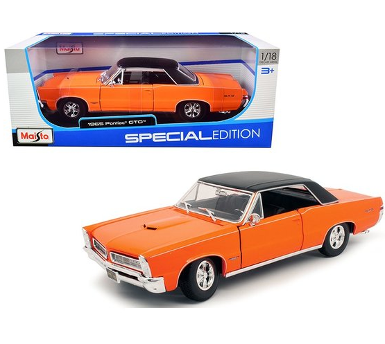 Maisto 1:18 1965 Pontiac GTO Diecast Model Car