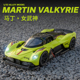 Aston Martin Valkyrie 1:32 Diecast Model Car With Acrylic Display Box
