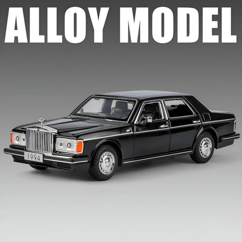 1:32 Diecast Rolls Royce Silver Spur Model Car – Light & Sound