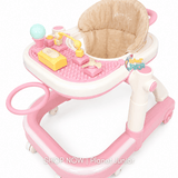 Foldable 3-in-1 Baby Walker with RGB Lights & Music
