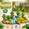 Jungle Series Magnetic Cube Building Blocks Set – 60 Pieces