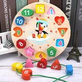 Kids Time Teaching Clock Toy – Learn to Tell Time