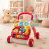 3-in-1 Interactive Baby Push Walker with Activity Panel & Activity Table