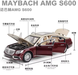 Mercedes Maybach S600 1:24 Diecast Model Car – Light, Sound & Smoke