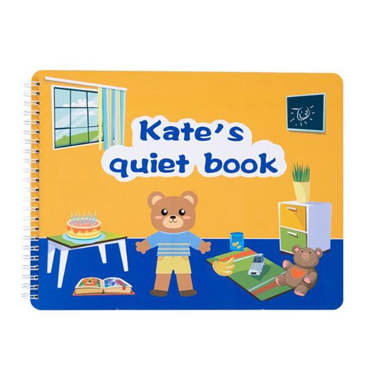 Kate's Quiet Book Montessori Activity Book for Kids