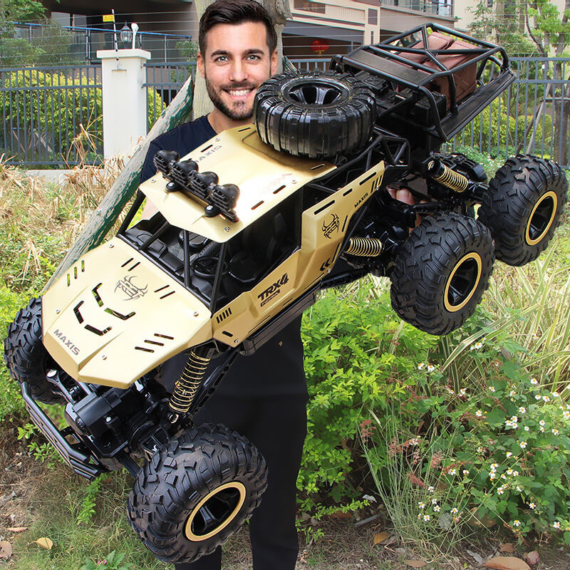 2.4GHz RC 6-Wheel Off-Road Monster Truck with Rechargeable Battery – Double Motor