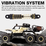2.4GHz RC 6-Wheel Off-Road Monster Truck with Rechargeable Battery – Double Motor