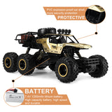 2.4GHz RC 6-Wheel Off-Road Monster Truck with Rechargeable Battery – Double Motor